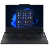 Lenovo ThinkPad E16 Gen 3 (Intel) Copilot+ PC Intel Core Ultra 7 256V Laptop 40,6 cm (16") WUXGA 16 GB LPDDR5x-SDRAM 512 GB SSD Wi-Fi 6E (802.11ax) Windows 11 Pro Belgisch Zwart