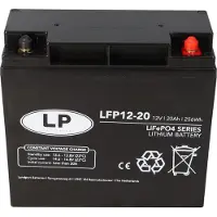 Landport LFP12.8-20 Lithium accu (12.8V, 20Ah, 256Wh, LiFePO4 )