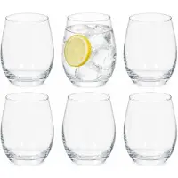 Excellent houseware Drinkglazen Eclipse - 6x stuks - glas - 570 ml - water - frisdrank - sapjes - cocktails