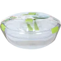 Z Saladeset 3-delig Ø30x14,7cm Transparant transparant Kunststof Serveerschaal