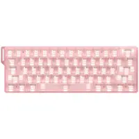 DAREU COOL 60 Pink-clear 60% ICE Blade Magnetische Switch 8K Hz Hall Effect Hotswap RGB Engelse Gaming Toetsenbord