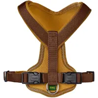 Hunter - Harness Neoprene - Hondentuig Bauchumfang 42-53 cm - Halsumfang 39 cm, bruin/ karamell
