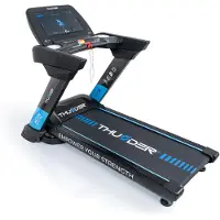 Thunder Elektrische loopband WORN-S-TFT-BLACK - 25 km/u, 6 pk AC-motor, 21,5-inch touchscreen - geschikt tot 180 kg
