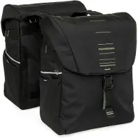 New Looxs Vigo Dubbele dubbele fietstas - 40 liter - 30 x 19 x 40 cm (2x) - Zwart-Groen