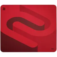 BenQ G-SR-SE ROUGE II Grote Game-muismat Rood 47x49 cm - Vochtbestendige stof - Soepel glijgevoel bij constante controle - Uniform HD-rubberen onderkant - Medium-zacht - Antislip onderkant