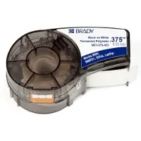 Brady M21-375-423 tape permanent polyester zwart op wit 9,53 mm x 6,40 m (origineel)