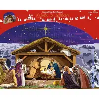 Minedition Eds Calendrier de l'Avent religieux - L'étoile de Bethléem - Evangelisti