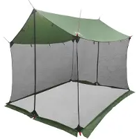 vidaXL Campingzeil met netwanden Groen 270 x 210 x 210 cm