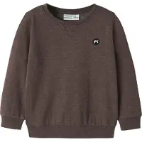 Name it Sweatshirt 'NMMVIMO' bruin gemêleerd