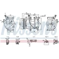 Nissens Airco-compressor 891095