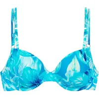 s.Oliver Bikinitop royal blue/koningsblauw / lichtblauw / geel / lichtgeel