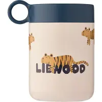 Liewood Thermoskan 'Kiani' crème / marine / cognac