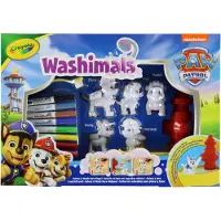 Crayola - Washimals - Hobbypakket - Paw Patrol - Activiteitenset met 5 Puppy's en Bad met Brandkraan