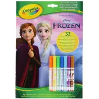 Crayola Aktivitätsbuch m. Filzstifte - 32 Seiten - Disney Frozen - - One Size - Aktivitätsbücher