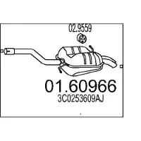 MTS 01.60966 Einddemper