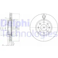 Delphi BG4004C Remschijf