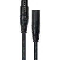 Yellow cable ECO M05X - XLR Male naar XLR Female microfoonkabel 5m Zwart