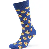 Happy socks Unisex Rubber Duck Blue-Schoenmaat 41 - 46