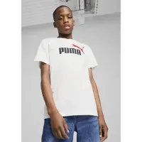 Puma Shirt 'Essentials No.1' rood / zwart / wit