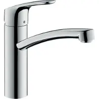 Hansgrohe Focus E2 1-gats keukenkraan m. draaibare uitloop chroom
