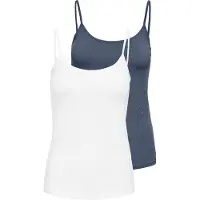 ONLY Top 'ONLLOVE' navy / wit
