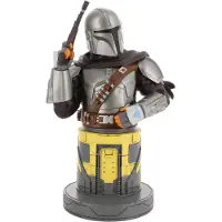 Exquisite Gaming Star Wars The Mandalorian, figuurhouder voor aan een clip, kabelconnector, 21 cm