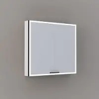 Thebalux Exclusief Sunny Solana opbouwspiegelkast 80x70cm 2 deurs 117W wit