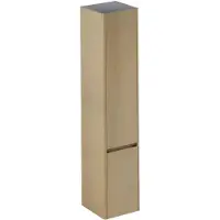 Thebalux Exclusief Sunny greeploze kolomkast 165cm 2-deurs rechtsdraaiend eiken licht