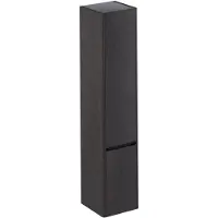 Thebalux Exclusief Sunny greeploze kolomkast 165cm 2-deurs linksdraaiend eiken donker