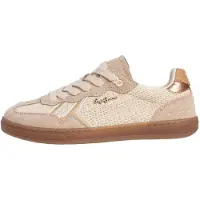 Pepe Jeans Sneakers laag 'Ball Natural' beige / goud / natuurwit