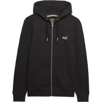 Superdry Sweatvest zwart