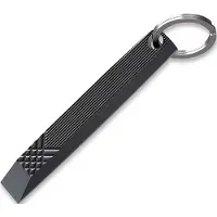 Flytanium Flybar Keychain Prybar FLY-1290B, Black Titanium, pry-bar tool
