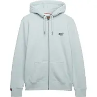 Superdry Sweatvest 'Essential' navy / pastelblauw