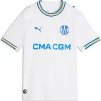 Puma Olympique de Marseille 26/27 thuisshirt, Blauw/Wit, Maat 13-14Y