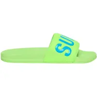 Superdry Badslippers Green Grootte: 12-13