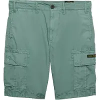 Superdry Heren Ripstop Light Cargo Bermuda groen (32), Casual, Katoen M7110485A