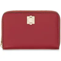GUESS portemonnee Audrey SLG Zip Around Wallet Dark Cherry rood