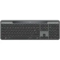 Logitech Azerty Signature Slim Solar+ Graphite draadloos Bluetooth-toetsenbord