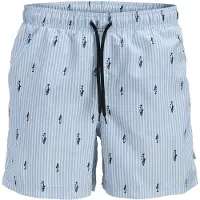 Jack & Jones Zwemshorts 'JREBHAWAII' lichtblauw