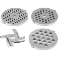 Klarstein 4-delige set inzetschijven voor de Lucia keukenmachine 3,0 - 4,5 - 7,0 mm