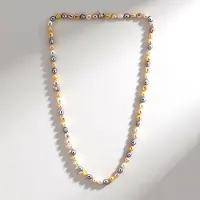 Cavill - Zilveren Parels Ketting 925 Sterling Zilver - Witte & Roze Fancy Zoetwaterkweekparels - Luxe Elegante Multicolor Parelketting 71 cm