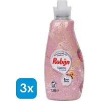 Robijn 3x 1.3 Liter wasverzachter Rose Gold