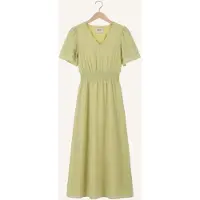 Freebird Dames Jurken Wv-structure-voile-26-1 - Lime - Maat XL