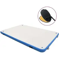 vidaXL Vlot opblaasbaar 300x200x15 cm blauw en wit