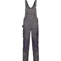 Dassy 400101 Ventura Bretelbroek met kniezakken - Grijs
