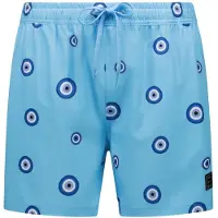 Son Of A Beach - Blauw Oog Heren Zwembroek - maat XXL - Blauw