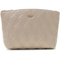 GUESS toilettas Maxine Top Zip Cosmetic Bag Light Taupe
