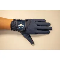 Esha Paardrijhandschoenen: Navy Ladies-M