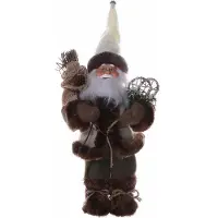 Benza Your Dutch Living Kerstman Santa6 Creme 31cm Stof Kerst