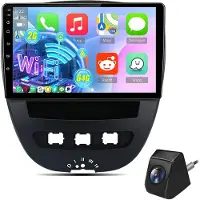 Hexinex - Geschikt Voor Toyota Aygo/PEUGEOT 107/Citroen C1 2005-2014 - 2+64GB CARPLAY - Achteruitrijcamera
